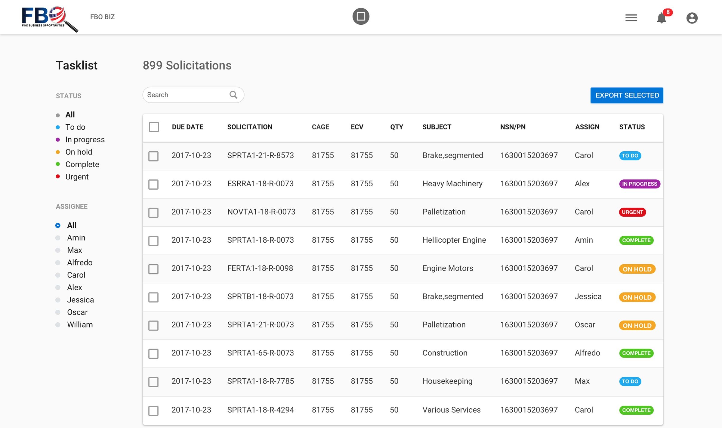 Project screenshot